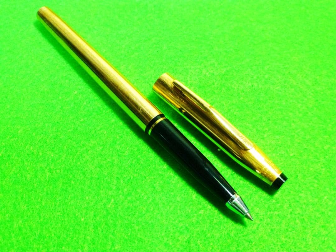 CROSS Old Logo Rare Gold 14K Rolling Pen Cap Type Made in USA