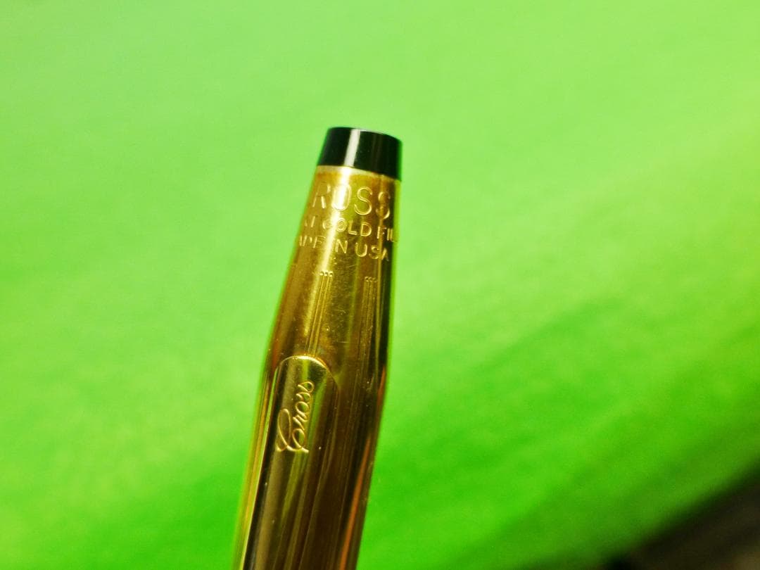 CROSS Old Logo Rare Gold 14K Rolling Pen Cap Type Made in USA