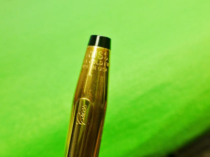 CROSS Old Logo Rare Gold 14K Rolling Pen Cap Type Made in USA