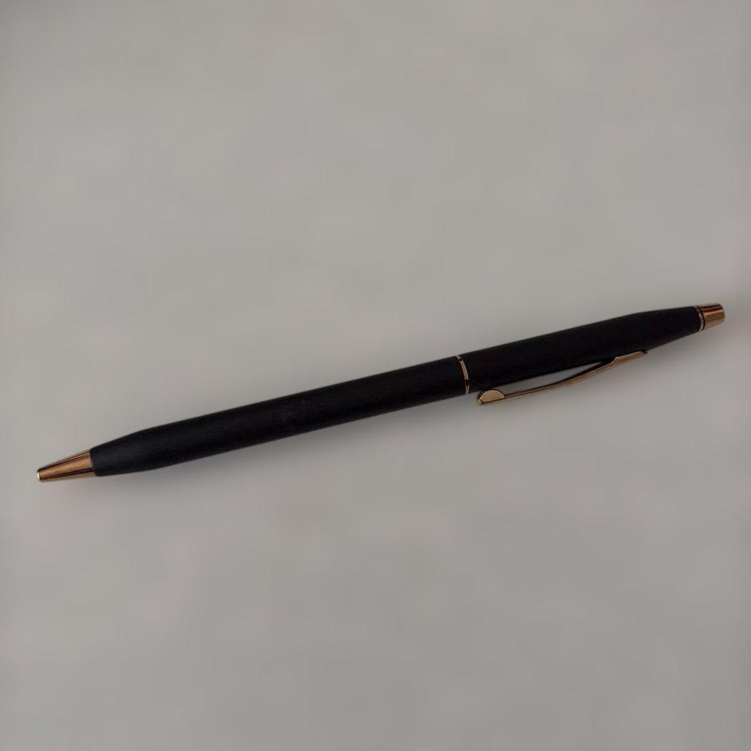 Cross Model 2502 Luxury Black Ballpoint Pen with Case — Japan Import