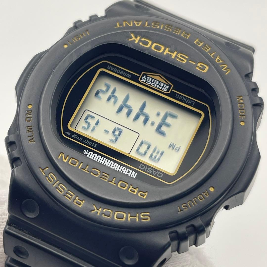 Casio G-Shock DW-5750E Neighborhood Collaboration Model Black with Gold Accents