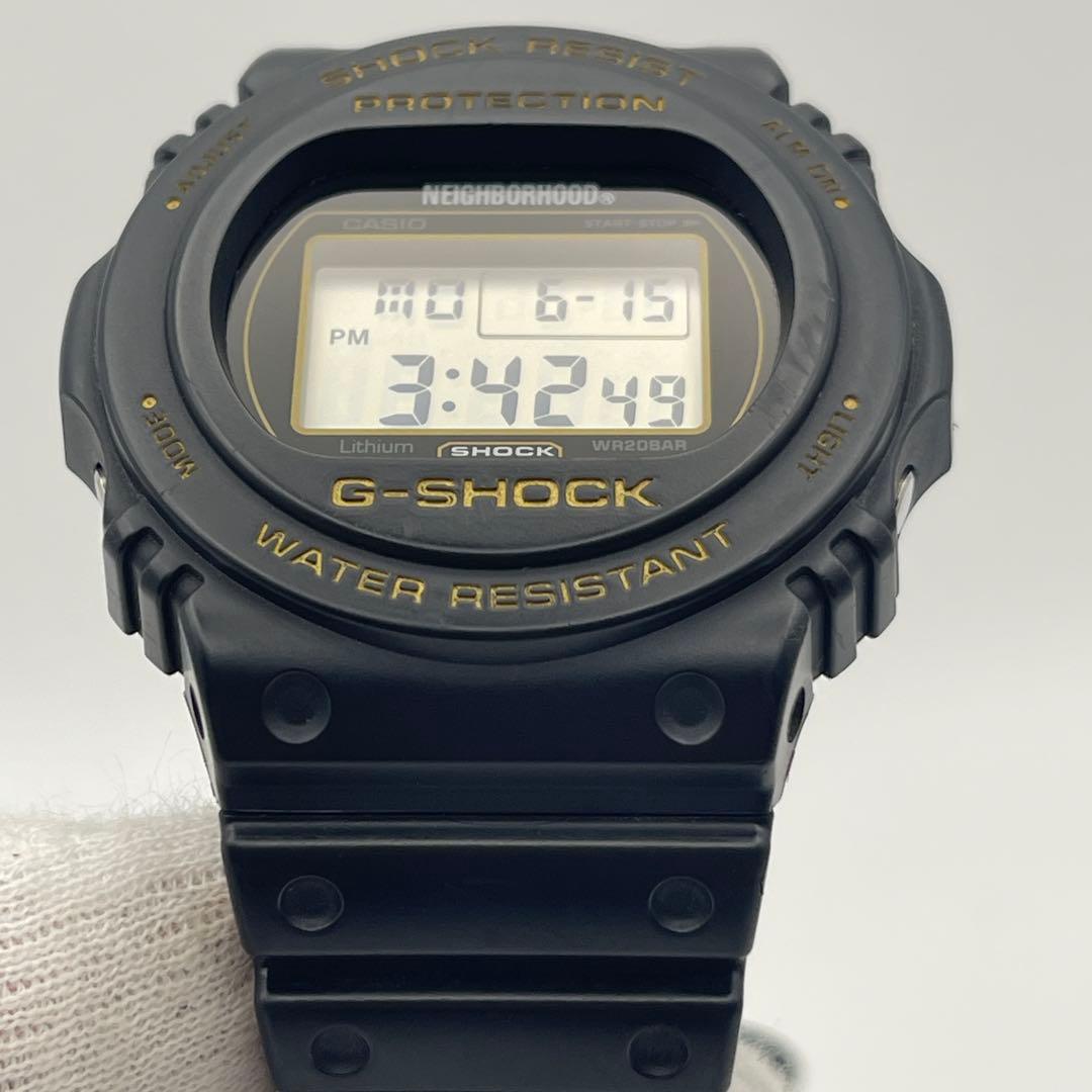 Casio G-Shock DW-5750E Neighborhood Collaboration Model Black with Gold Accents
