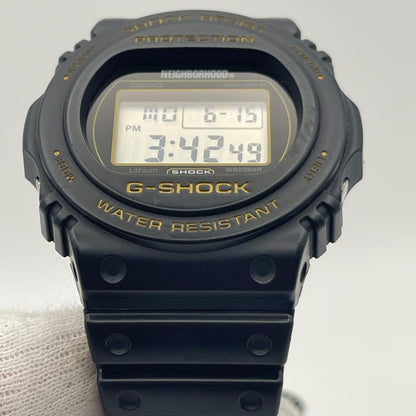 Casio G-Shock DW-5750E Neighborhood Collaboration Model Black with Gold Accents