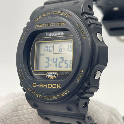 Casio G-Shock DW-5750E Neighborhood Collaboration Model Black with Gold Accents