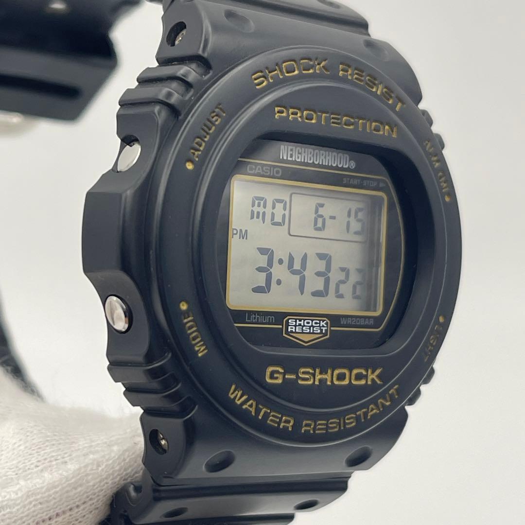 Casio G-Shock DW-5750E Neighborhood Collaboration Model Black with Gold Accents