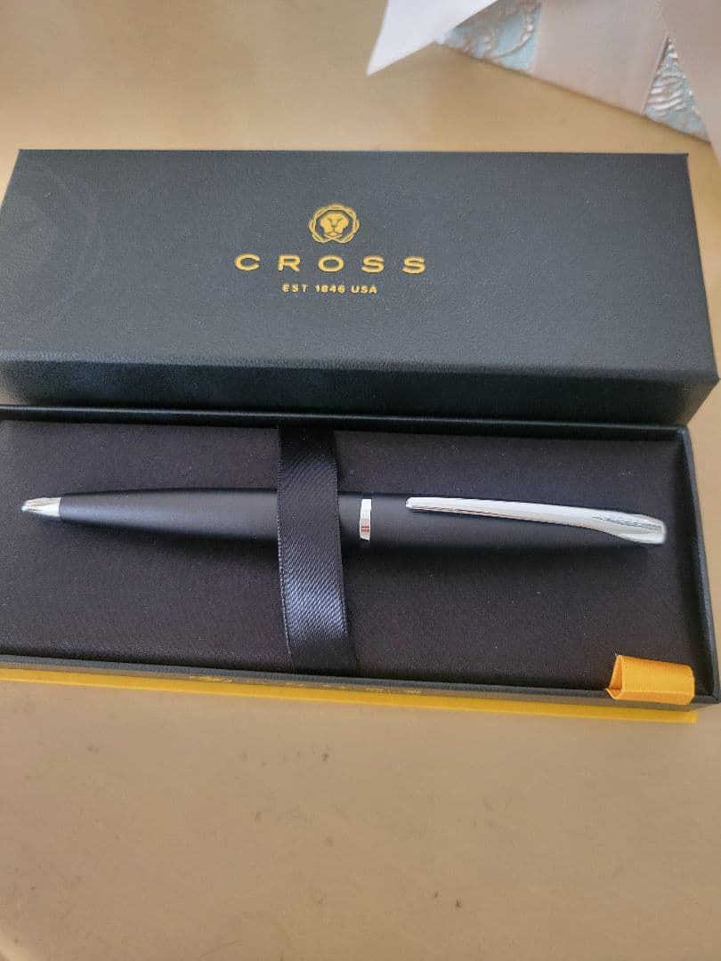 Sharp Design Crossball Pen with Box, Black