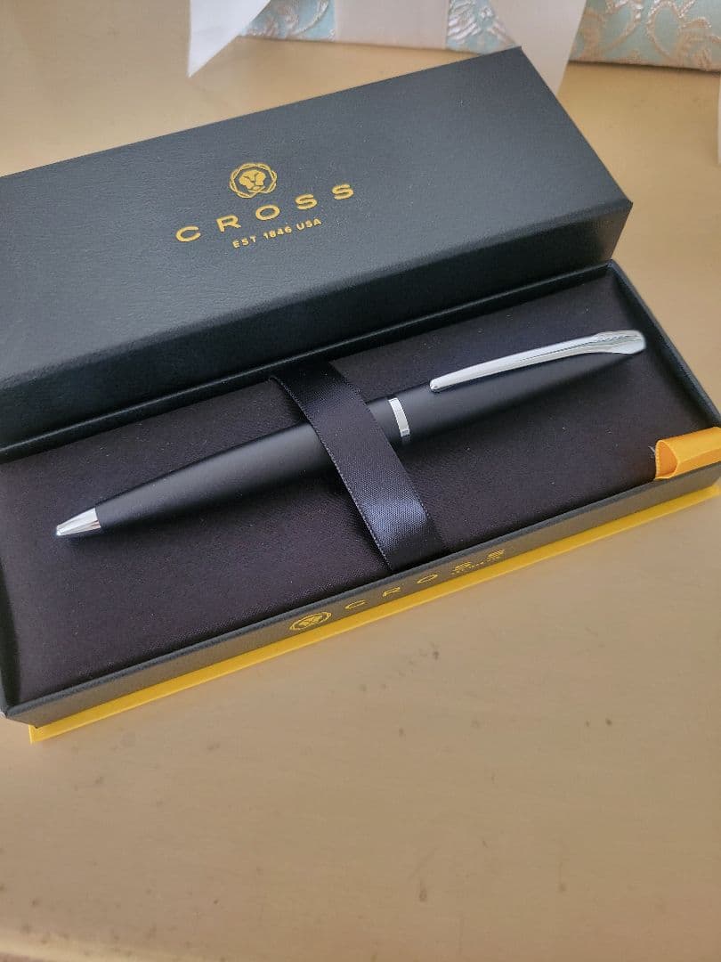 Sharp Design Crossball Pen with Box, Black