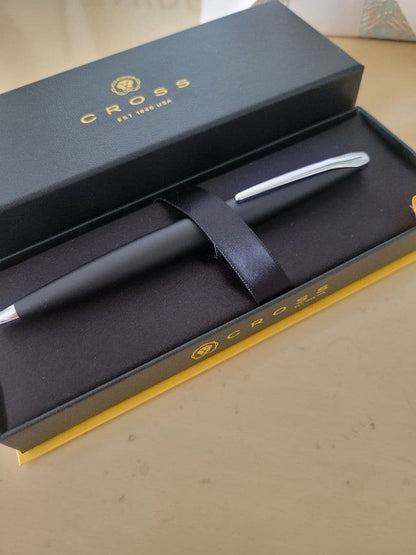Sharp Design Crossball Pen with Box, Black