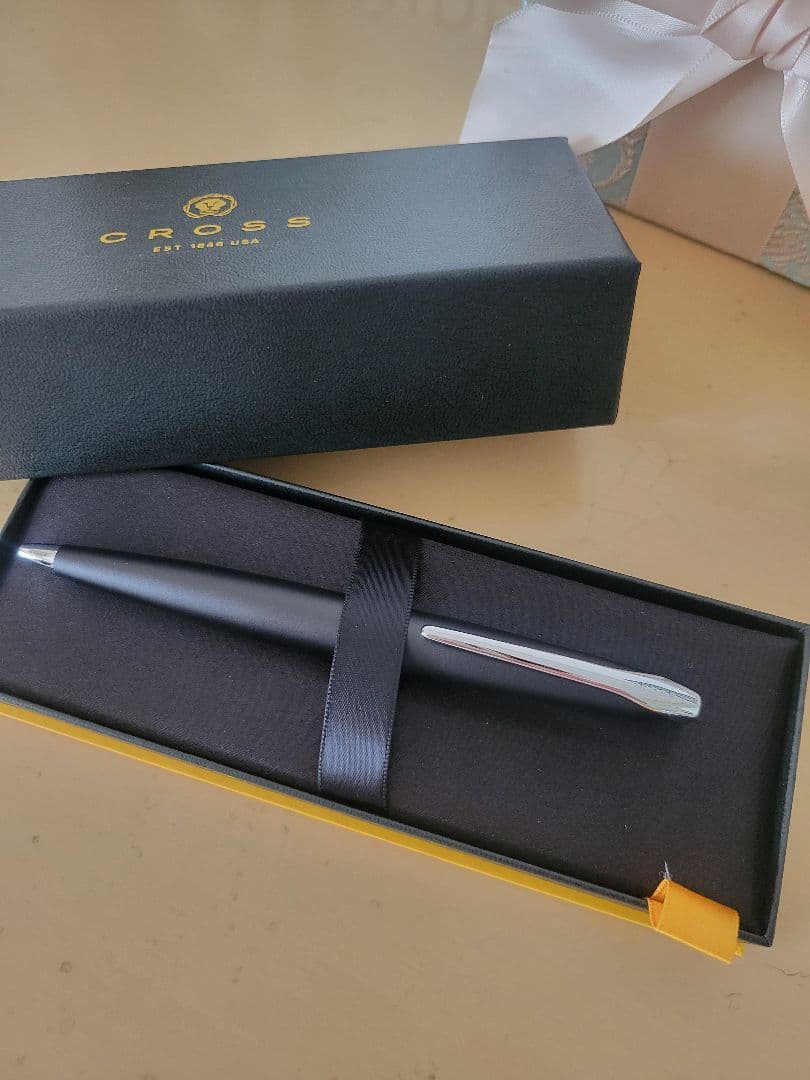 Sharp Design Crossball Pen with Box, Black