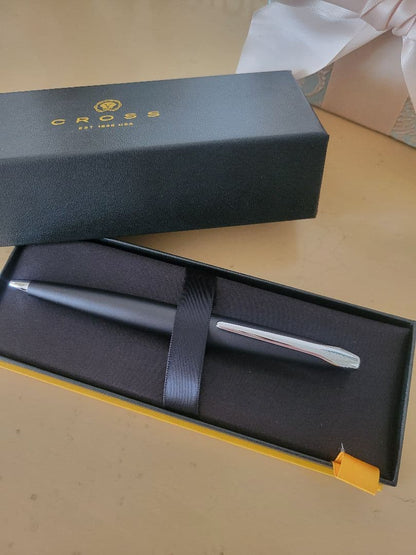 Sharp Design Crossball Pen with Box, Black