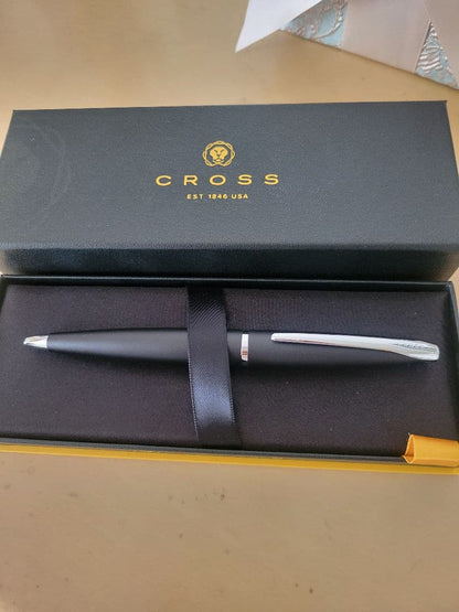 Sharp Design Crossball Pen with Box, Black