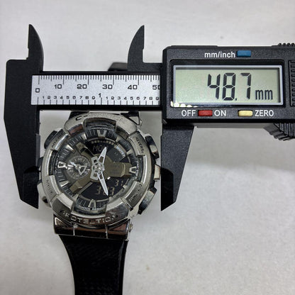 Casio G-Shock GM-110-1AJF Digital Analog Combination Watch with Metal Bezel — Japan Import