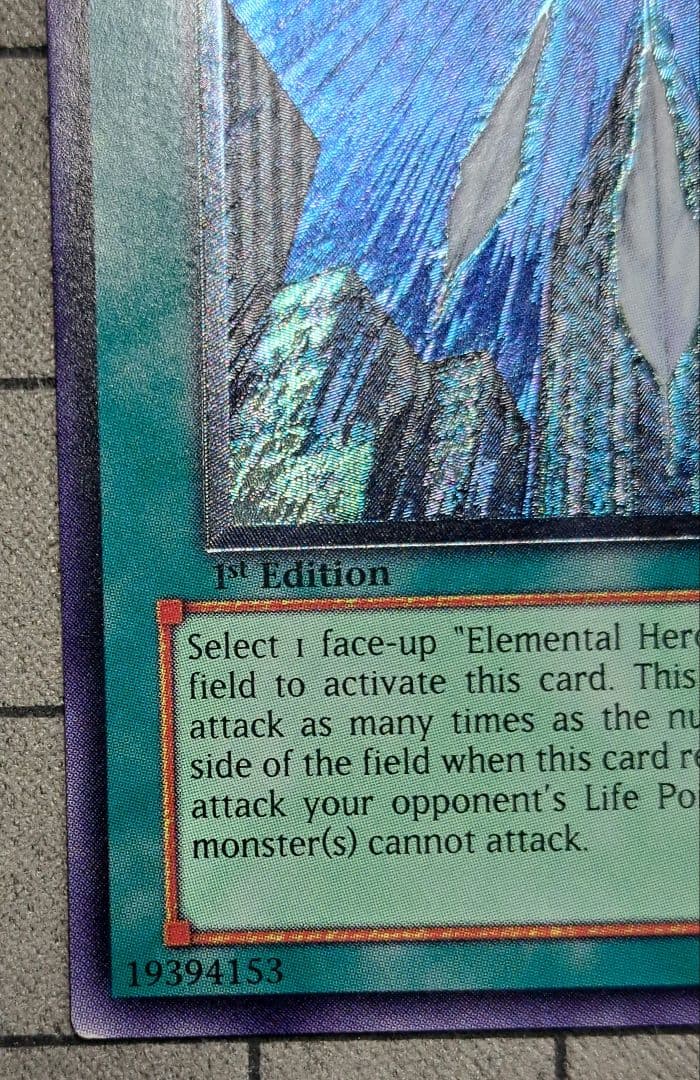 Yugioh Feather Shot Relief Ultimate Rare 1st Edition Magic Card EEN-AE042 Old Asia Version
