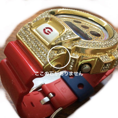 Casio G-Shock Resist Digital Watch DW-6900AC with Swarovski Stones