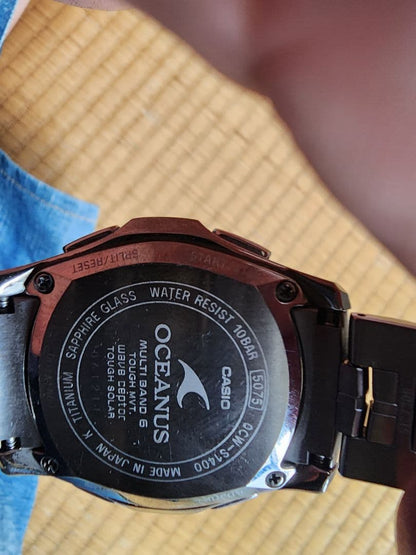 Casio Oceanus OCW-S1400-1AJF Radio Controlled Watch with Titanium Band