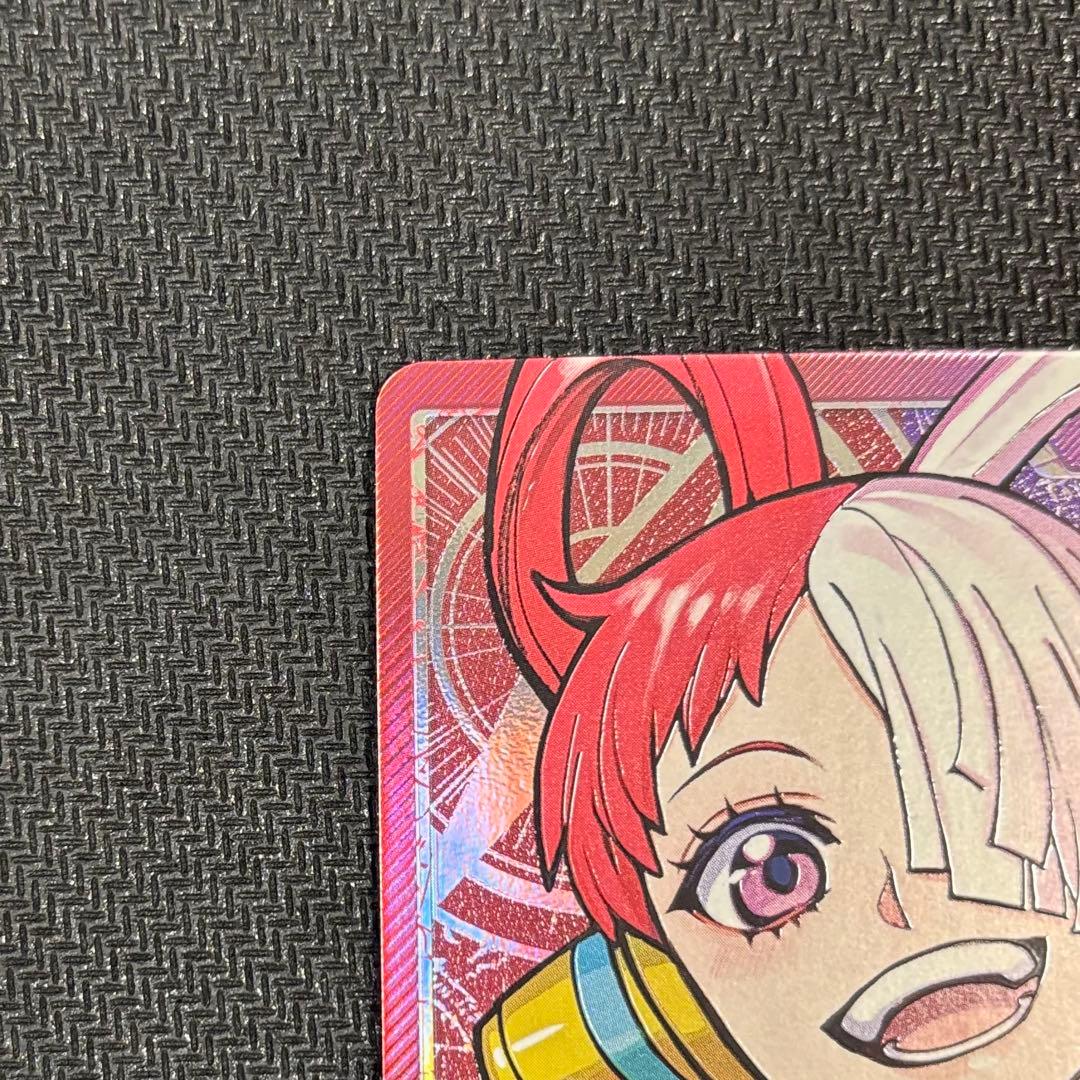 One Piece Monkey D. Luffy OP06-001 Uta Leader Parallel Japanese trading card in protective sleeve
