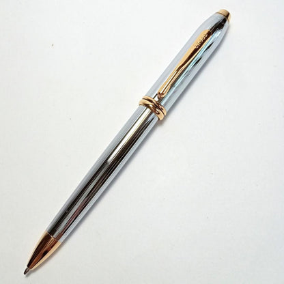 Cross Townsend N502TW Medalist Silver and Gold Ballpoint Pen