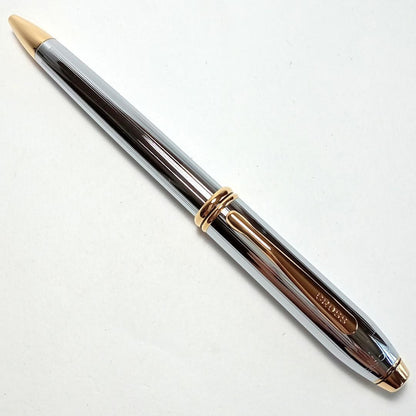 Cross Townsend N502TW Medalist Silver and Gold Ballpoint Pen