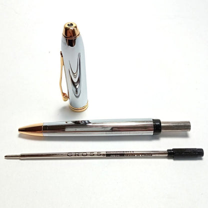 Cross Townsend N502TW Medalist Silver and Gold Ballpoint Pen