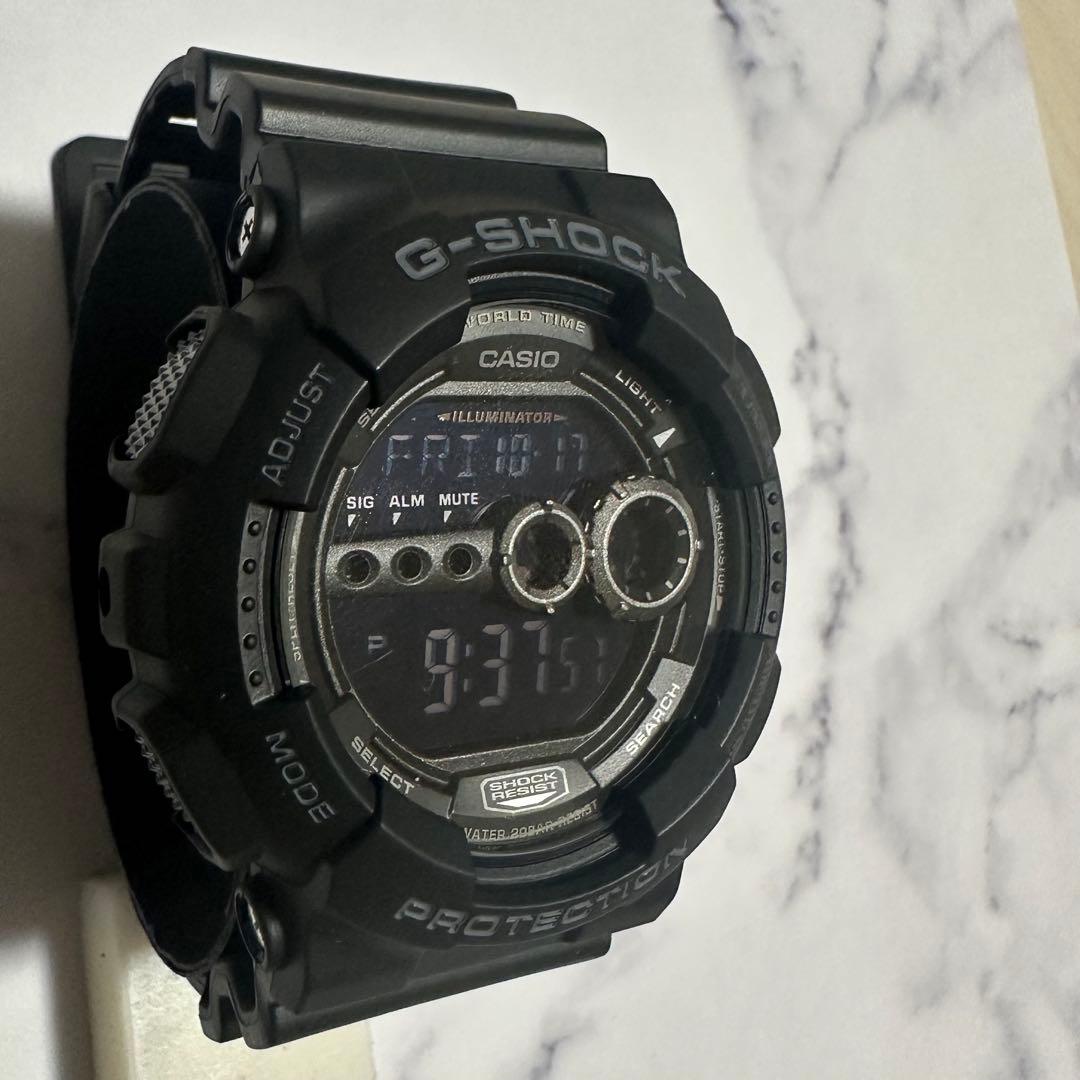 Casio G-Shock GD-100 Watch with Black Color Japan Import