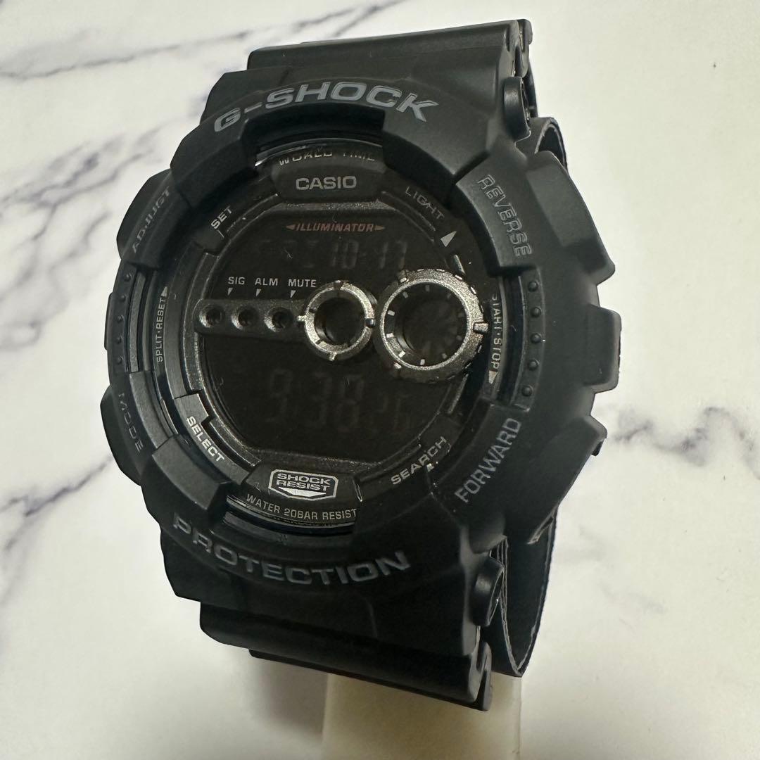 Casio G-Shock GD-100 Watch with Black Color Japan Import