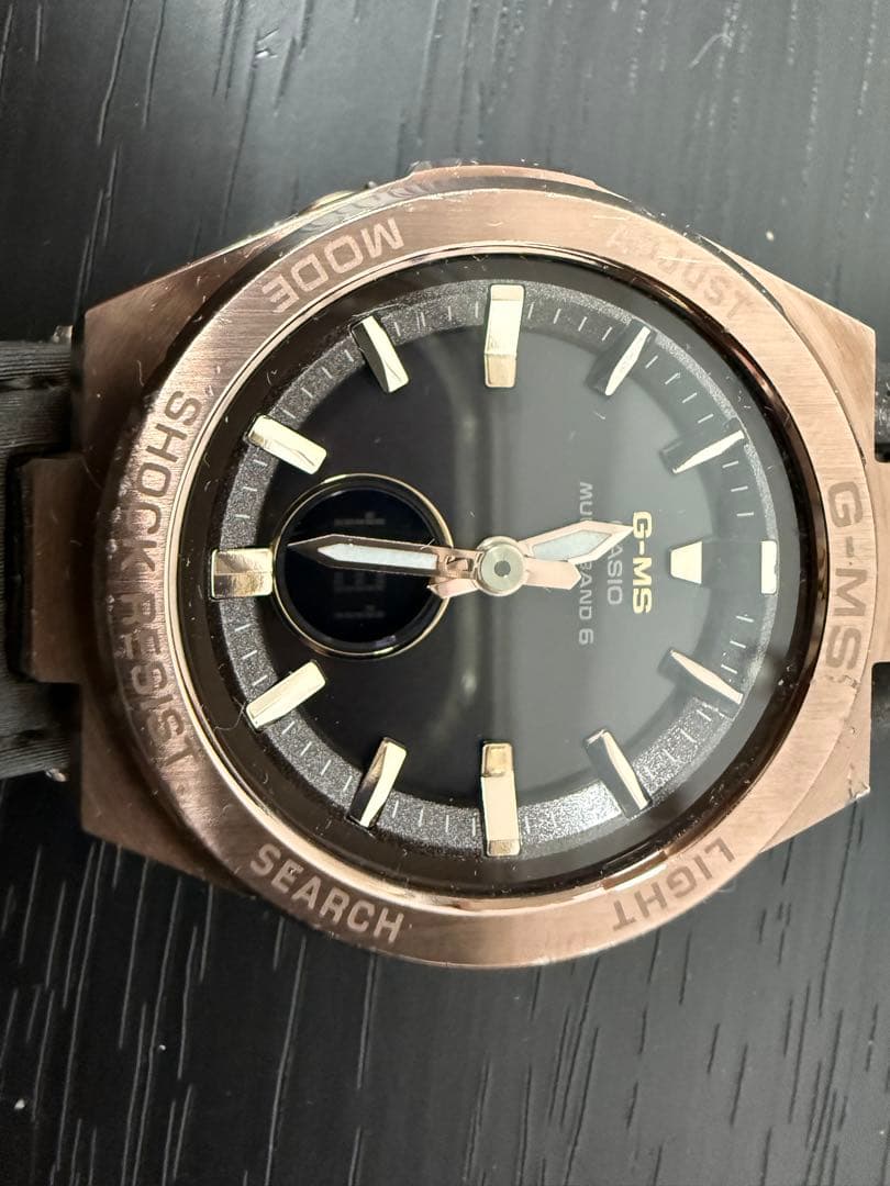 Casio Baby-G G-MS GMS MSG-W200BR-5BJF Rose Gold and Brown Solar Radio Watch — Japan Import