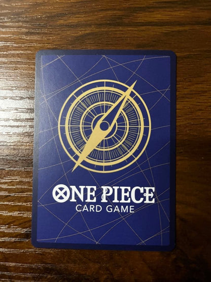 Brand Name Japanese Pattern SP One Piece card showing front design with no damage or stains