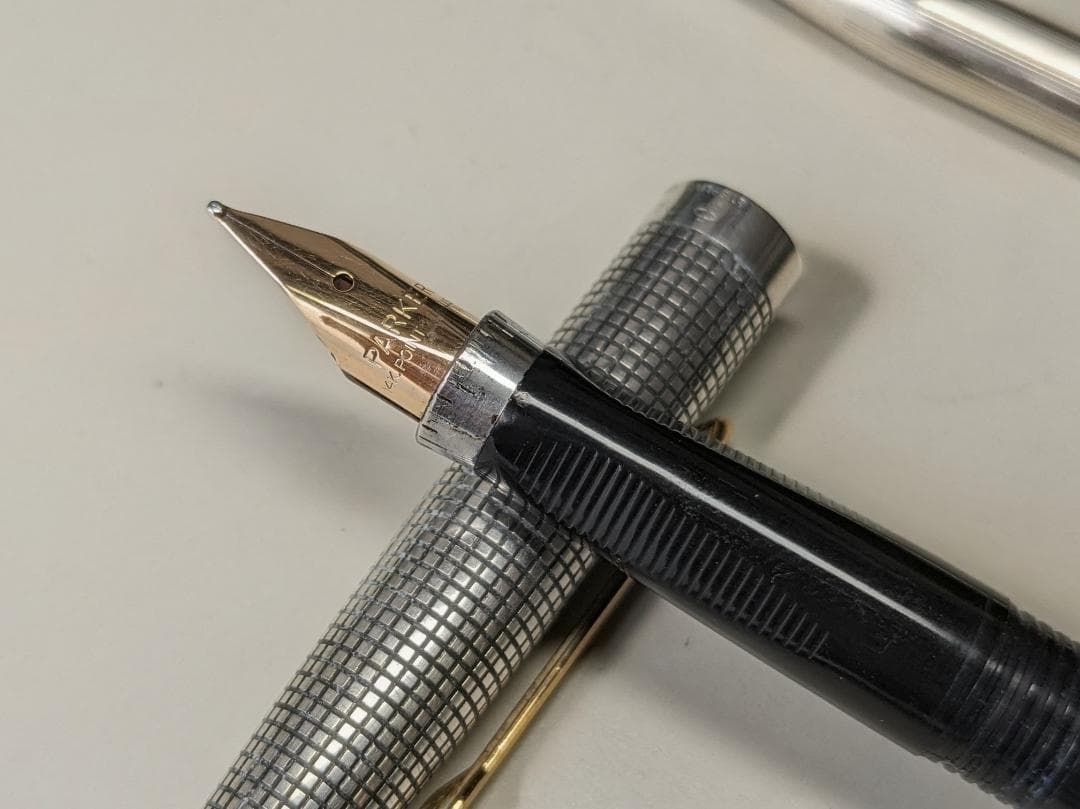 Parker Parker 75 Fountain Pen & Cross Ballpoint Pen — Japan Import