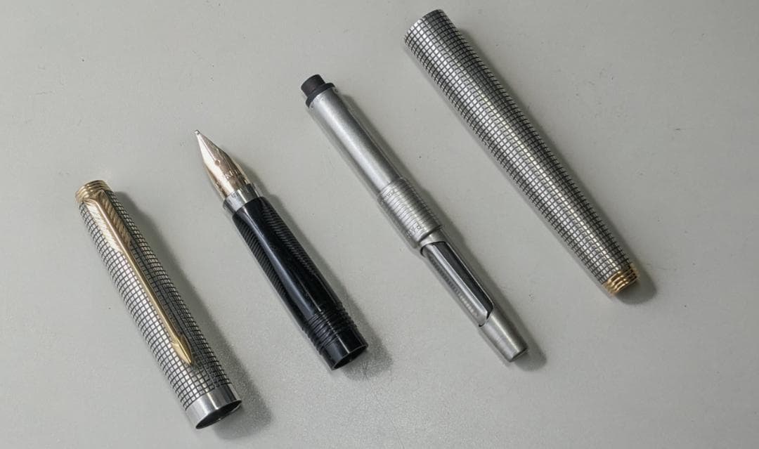 Parker Parker 75 Fountain Pen & Cross Ballpoint Pen — Japan Import