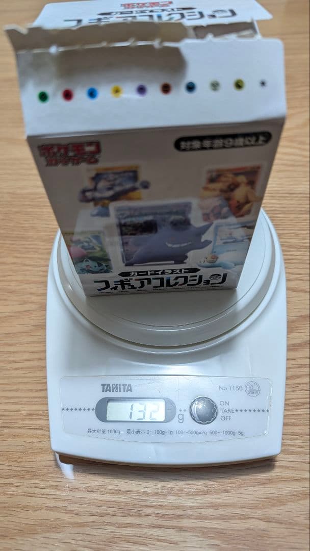 Bandai Pokémon Card Figure Collection Golieki Secret unopened figure and card in opened box