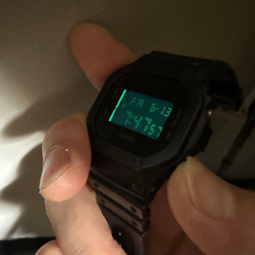 Casio G-Shock Watch Model Unknown Black Color - Japan Import