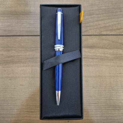 Cross Bailey Twist Ballpoint Pen - Blue with Genuine Case and Box