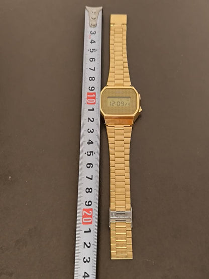 Casio Digital Watch A168 Gold Model Japan Import