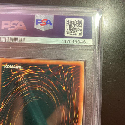 PSA Cyber Twin Dragon Relief card graded PSA10 from Japan with secure packaging and protection