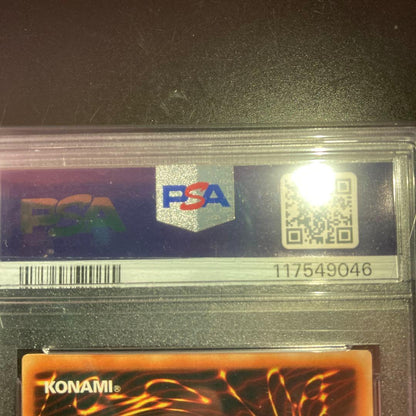 PSA Cyber Twin Dragon Relief card graded PSA10 from Japan with secure packaging and protection