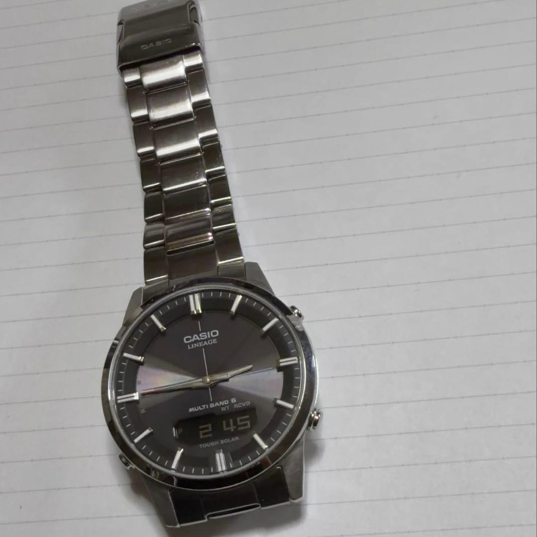 Casio Lineage LCW-M170D-1AJF Solar Radio Watch with Metal Band — Japan Import