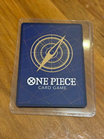 One Piece Nami P-053 Promo Parallel trading card in sleeve and loader from the One Piece card game