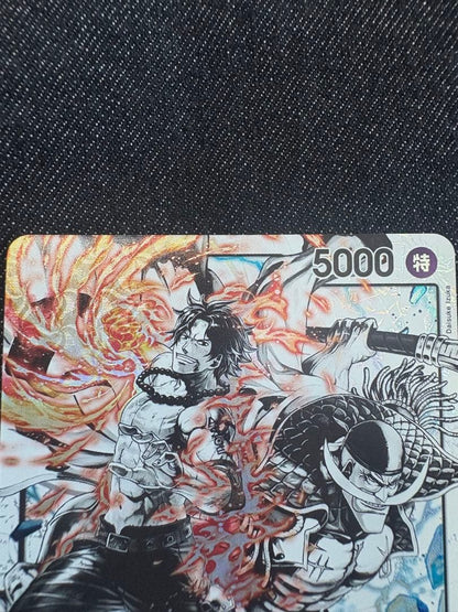 One Piece Monkey D. Luffy OP05 SR Japanese trading card in mint condition from Japan import