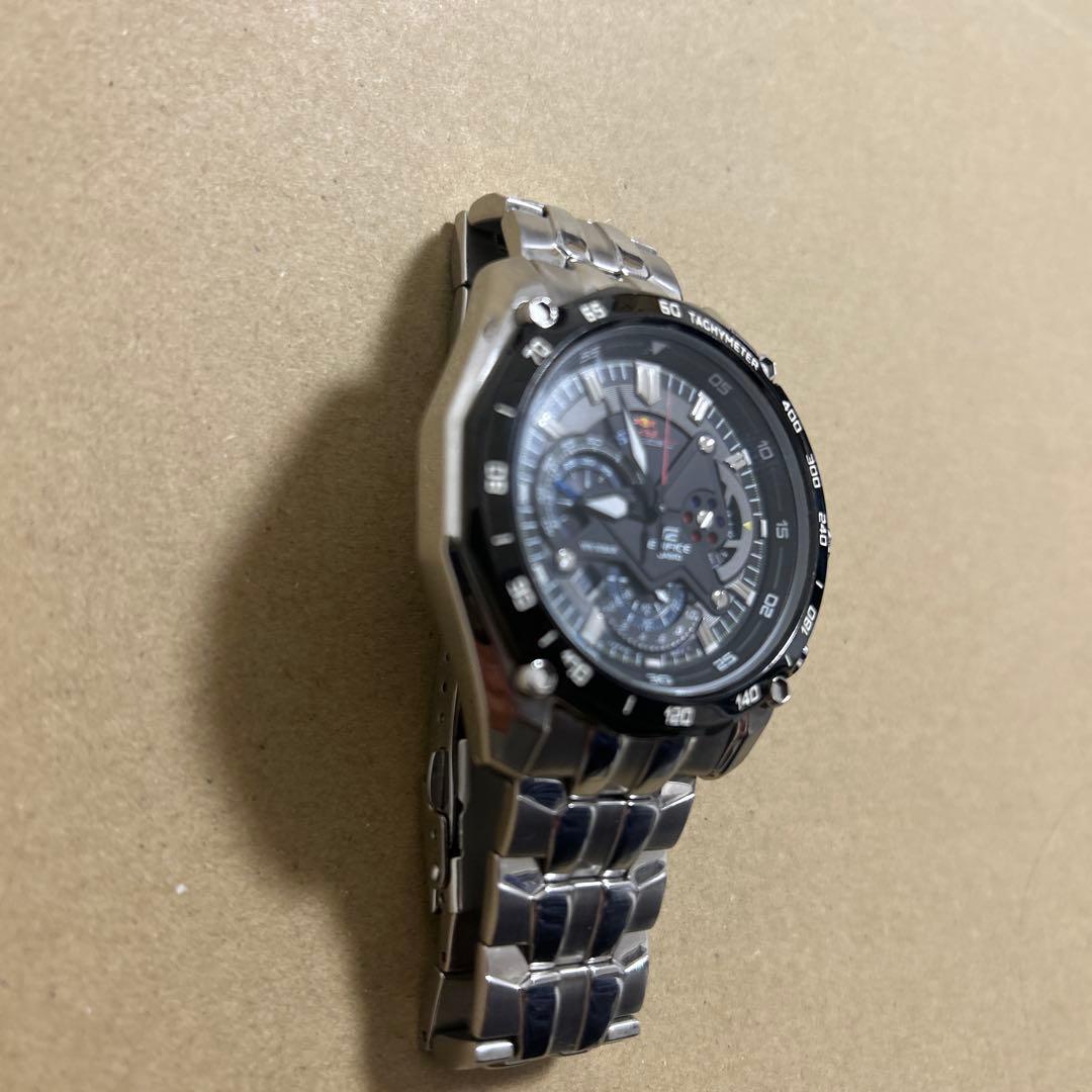 Casio Edifice Red Bull Racing EF-550RBSP Watch Model EF-550RBSPJ-1AJR Black Silver Limited Edition