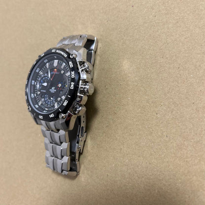 Casio Edifice Red Bull Racing EF-550RBSP Watch Model EF-550RBSPJ-1AJR Black Silver Limited Edition