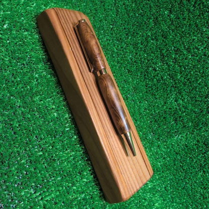 Yaku Sugi Wooden Ballpoint Pen and Custom Case Set
