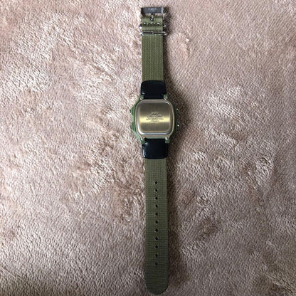 Casio AE-1200WH-1B World Time Digital Watch Khaki with Cross Band — Japan Import