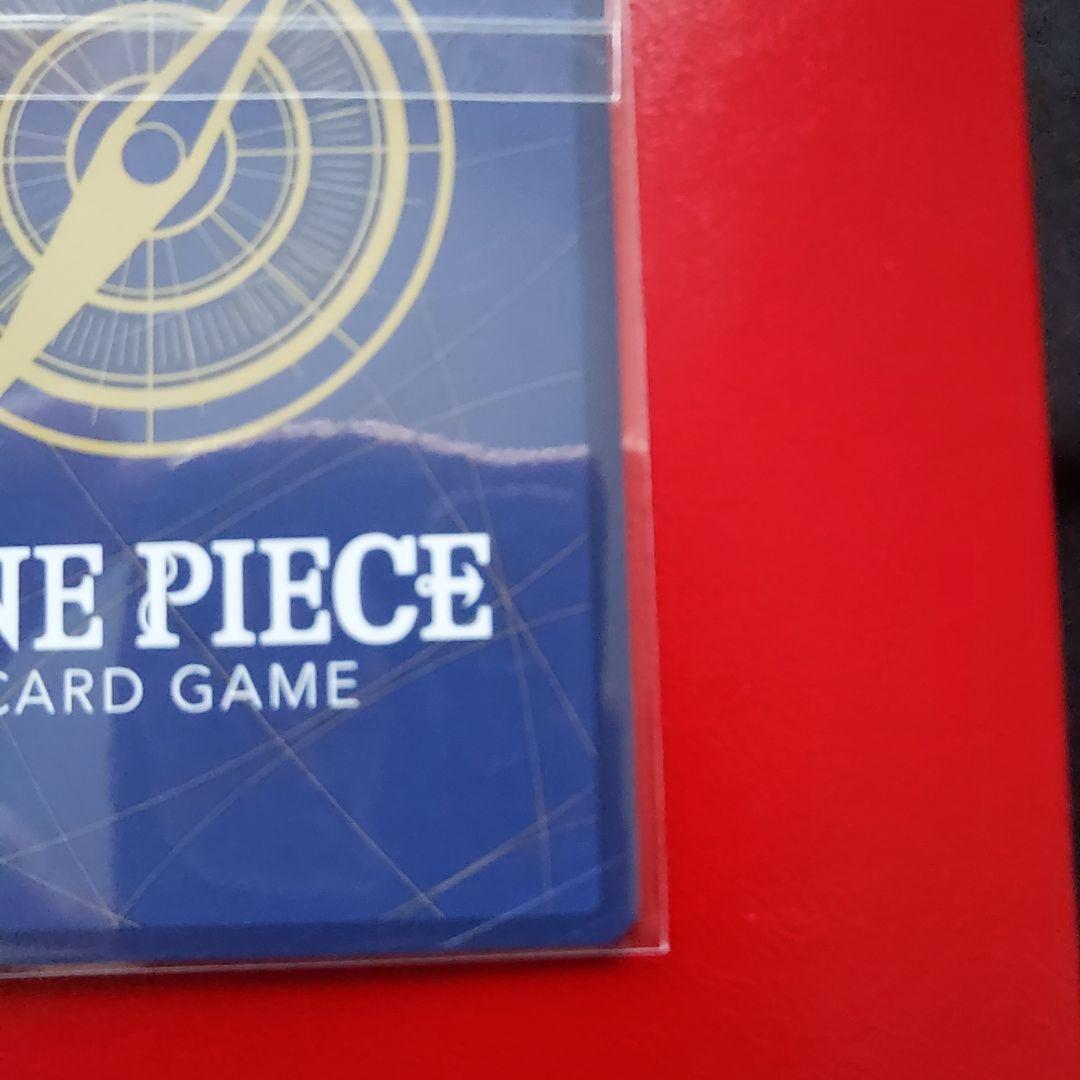 One Piece Monkey D. Luffy P-001 promo card from 2022 Pro Promo series in plastic case with sleeves
