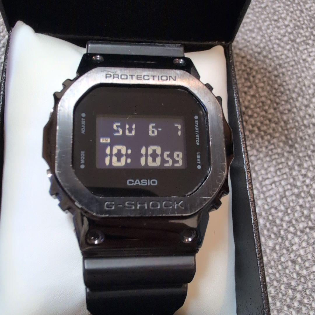 Casio G-Shock GM-5600B-1JF Watch Model with Octagon Dial and Resin Band - Japan Import