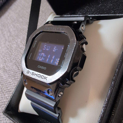 Casio G-Shock GM-5600B-1JF Watch Model with Octagon Dial and Resin Band - Japan Import