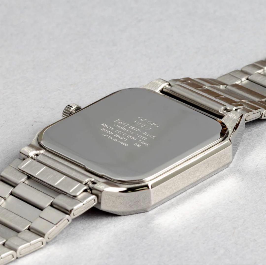 Casio Blue Dial Silver Strap Watch MTP-B185D-2A2V with Box