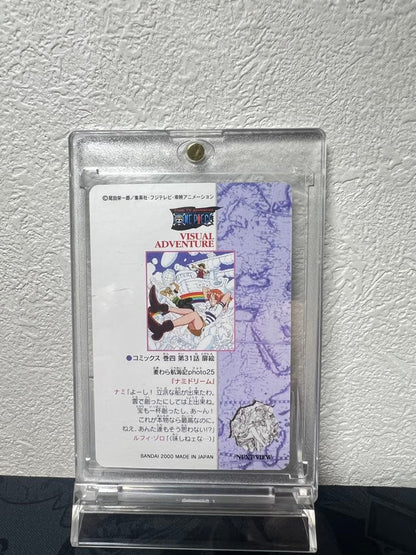 One Piece Carddass Visual Adventure Nami Japanese trading card in good condition