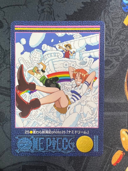 One Piece Carddass Visual Adventure Nami Japanese trading card in good condition