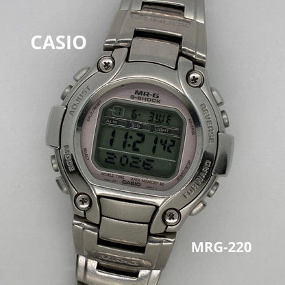 Casio G-Shock Mr-G MRG-220 Vintage Working with Max 7.5 Inch Wrist Japan Import