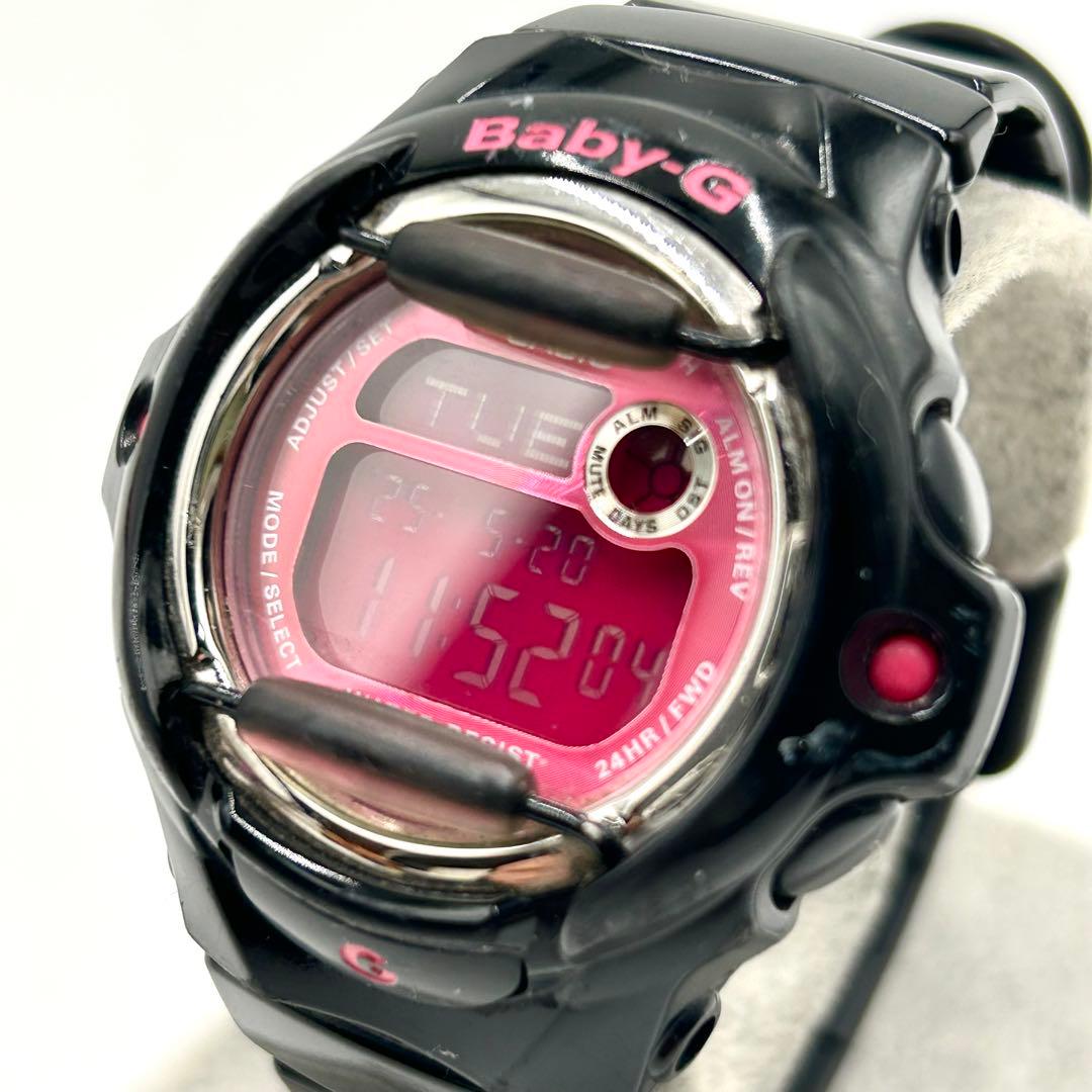 Casio Baby-G BG-169R Watch Black and Pink Women's Wristwatch